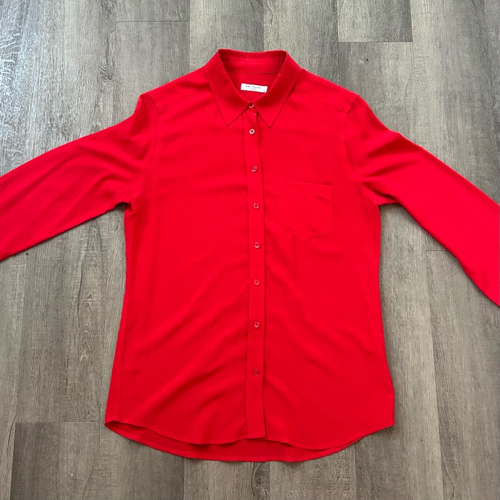 Equipment Silk Button Down